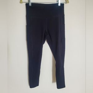 Black Seamed Leggings